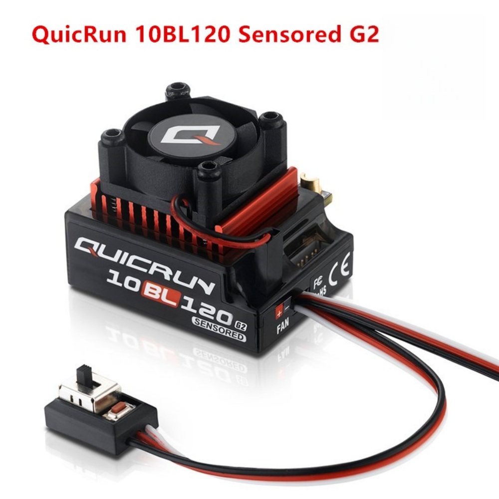 Rc Hobby Motor - FATJAY Hobbywing QUICRUN-10BL-120-G2 120A ESC 센서가