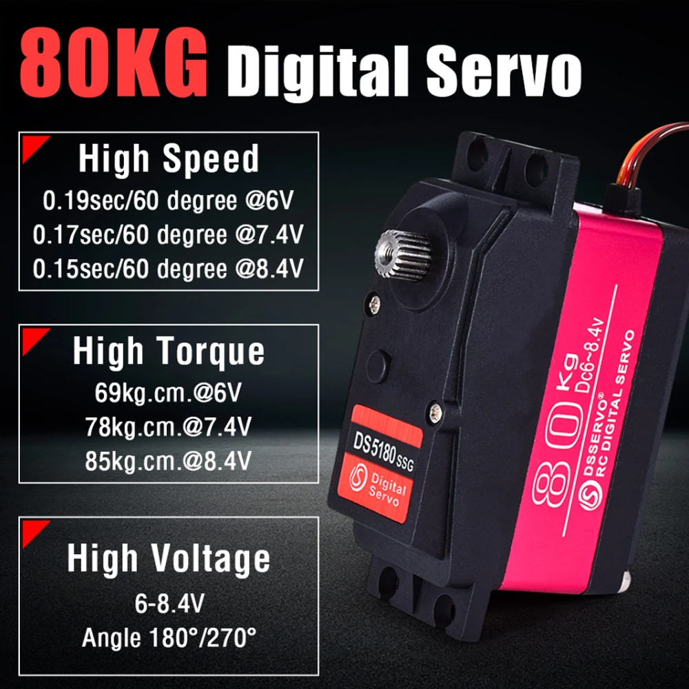 Dstservo 방수 고속 토크 디지털 서보, 레드캣  - Rc Hobby Shops 리뷰 및 가격